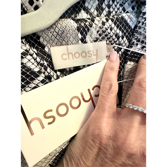 NWT Choosy faux snake skin jacket Size S - Picture 4 of 7